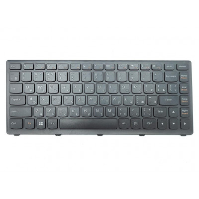Клавиатура для LENOVO IdeaPad S300, S400, S405, S415, M30-70, S40-70, M40 ( RU Black,  Черная рамка ). Оригинал.