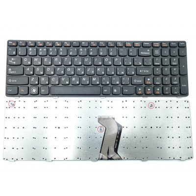 Клавиатура для LENOVO G770 (RU Black, Черная рамка ).