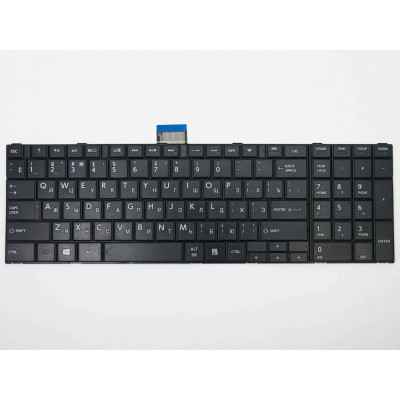 Клавиатура для Toshiba Satellite C850, C855, C870, C875, L850, L850D, L855, L870, L875, S855 ( RU Black, C850 Версия)