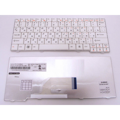 Клавиатура для LENOVO IdeaPad S10-2, S10-3C, S100C, S11 ( RU White ) . Оригинал.