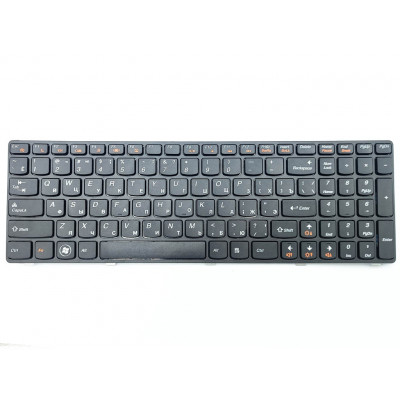 Клавиатура для LENOVO Z560 (RU Black, Черная рамка ).