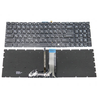 Клавиатура для MSI GT62, GT72, GE62, GE72, GS60, GS70. GL62, GL72, GP62, GP72, CX62 (RU black with Backlit). Оригинал.