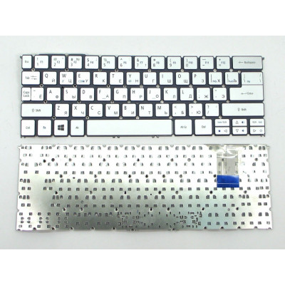 Клавиатура для ACER Aspire P3-151, P3-131, P3-171, TMX313-M ( RU Silver без рамки ). Оригинал.