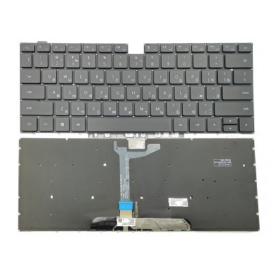 Компактная подсвеченная клавиатура для Huawei MateBook D14, D15 (RU Black) в магазине allbattery.ua