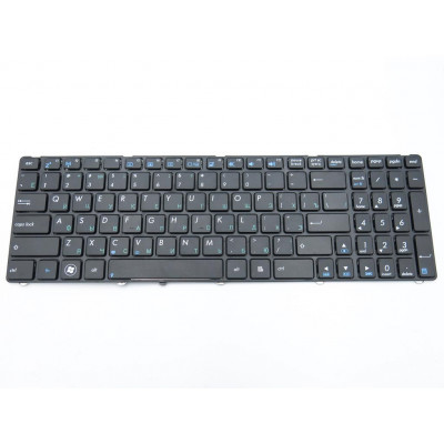 Клавиатура для ASUS K72, K72D, K72DR, K72DY, K72F, K72JK ( RU Black ). Черная рамка.