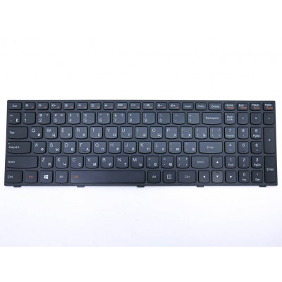 Клавиатура для LENOVO IdeaPad G50, G50-30, G50-45, G50-70, G70, G70-70, G70-80, Z50-70, Z50-75, Z70-80 (RU Black, Черная рамка с подсветкой)