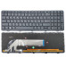 Клавиатура для HP ProBook 450 G0, G1 G2, 455 G0 G1 G2, 470 G0 G1 G2 ( RU Black с рамкой и подсветкой)