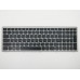 Клавиатура для LENOVO Z500A: RU Black, с подсветкой, Серебристая рамка. Оригинальная модель от allbattery.ua