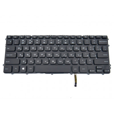 Клавиатура для DELL XPS 15 9530, PRECISION M3800 ( RU Black with Backlit). Оригинал.