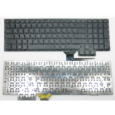 Клавиатура для ASUS G750, G750J, G750JH, G750JM, G750JZ ( RU Black без рамки)