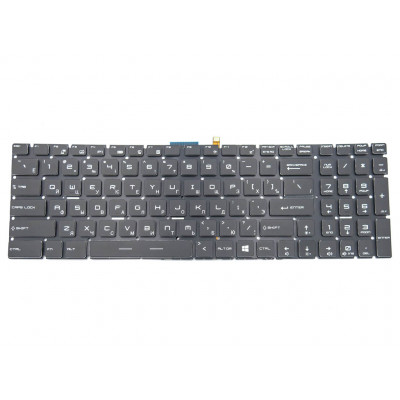 Клавиатура для MSI GT62, GT72, GE62, GE72, GS60, GS70. GL62, GL72, GP62, GP72, CX62 (RU black with Backlit). Оригинал.