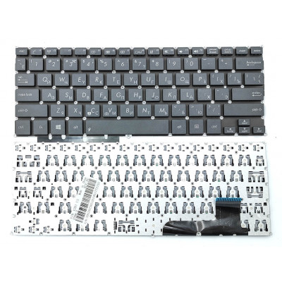 Клавиатура для ASUS X201, X201E, X202, X202E, S200, S200E, F202, F202E, X205TA, E205SA, R200, R200E, E200, E200H ( RU Black без рамки)