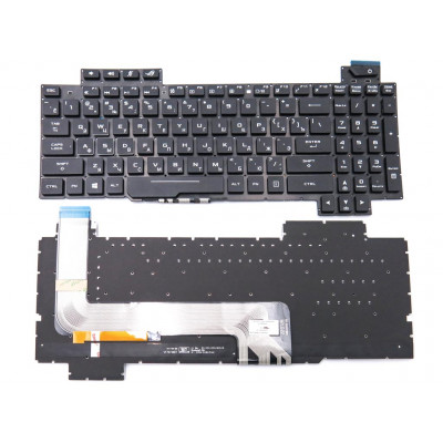 ASUS ROG GL703 Клавиатура: подсветка, черный (RU) без рамки