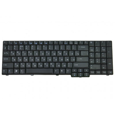 Клавиатура для ACER Aspire 9400, 9300, 7000, 5735, 6530, 6930, EX 5235, 7220 eMachines E528 ( RU Black Матовая).