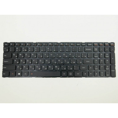 Оригинальная клавиатура для LENOVO YOGA 500-15, 500-15IBD, 500-15IHW, 500-15ISK, Flex 3-1570 (RU Black) с подсветкой и без рамки — купить в магазине allbattery.ua