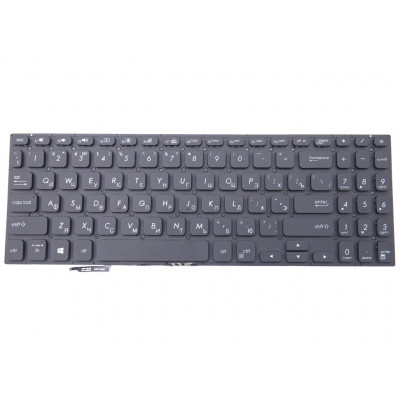 Клавиатура ASUS VivoBook S530, X530, K530: подсветка, черный, без рамки