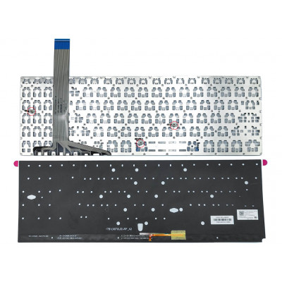 Клавиатура для ASUS FX570UD, FX570Z, FX570ZD, FX570U, X570U, X570UD, X570ZD, X570D, K570U, K570UD, K570Z, K570ZD (RU Black с подсветкой)