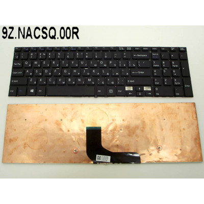 Клавиатура для SONY FIT15, SVF15, SVF15A, svf-15a1z2eb, svf15a1s2e  ( RU Black без рамки). Оригинал.