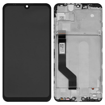 Дисплей для Xiaomi Mi Play, черный, с рамкой, Оригинал (переклеенное стекло), M1901F9E - в наличии на allbattery.ua