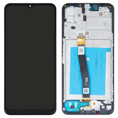 Дисплей Samsung A226 Galaxy A22 5G, черный, с рамкой, Оригинал - качественное стекло для вашего устройства
