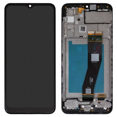 Дисплей для Samsung A025G Galaxy A02s, M025 Galaxy M02s, чорний, Original (PRC), 163x72,5 mm