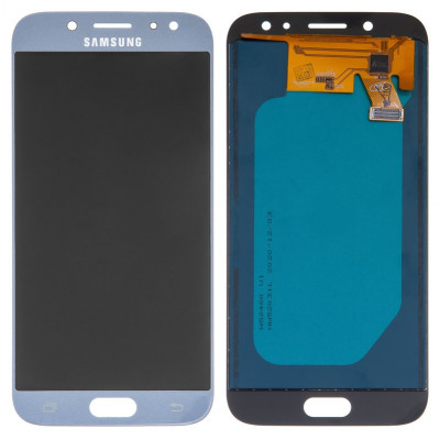 Дисплей для Samsung J530 Galaxy J5 (2017), голубой, с регулировкой яркости, без рамки, Copy, (TFT)