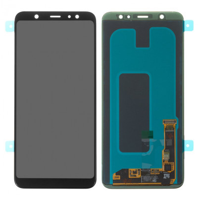 Дисплей для Samsung A605 Dual Galaxy A6+ (2018), черный, без рамки, Original, сервисная опака, #GH97-21878A/GH97-21907A