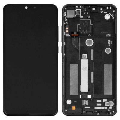 Купите оригинальный дисплей для Xiaomi Mi 8 Lite 6.26", черный, с рамкой на allbattery.ua
