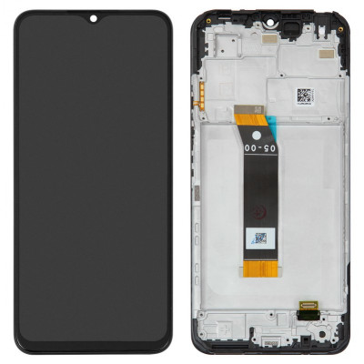 Дисплей для Xiaomi Redmi 10 5G, чорний, з рамкою, Original (PRC)