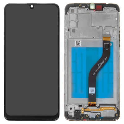 Дисплей для Samsung A207 Galaxy A20s, чорний, з рамкою, Original (PRC), original glass