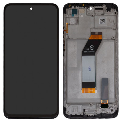 Дисплей для Xiaomi Redmi 10 (2022), чорний, з рамкою, Original (PRC)