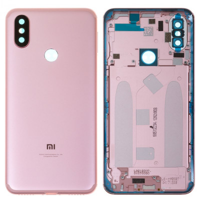 Задняя панель корпуса для Xiaomi Mi 6X, Mi A2 - рожевая. Быстрый заказ на allbattery.ua!