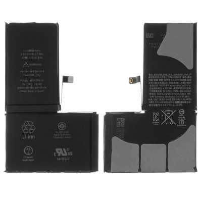 Акумулятор для iPhone X, Li-ion, 3,81 В, 2716 мАг, Original (PRC), original IC, #616-00351