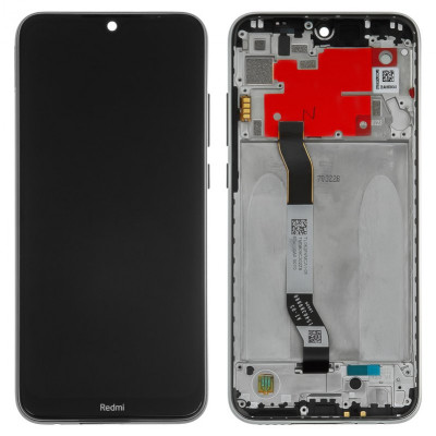 Дисплей для Xiaomi Redmi Note 8T, чорний, Лого Redmi, з рамкою, Original (PRC), M1908C3XG