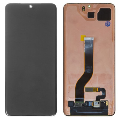 Дисплей Samsung G985/G986 Galaxy S20 Plus: безрамочный оригинал (переклеенное стекло) - AllBattery.ua