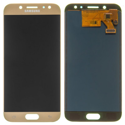 Дисплей для Samsung J530 Galaxy J5 (2017), золотистый, с регулировкой яркости, без рамки, Copy, (TFT)