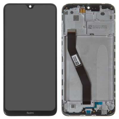 Дисплей для Xiaomi Redmi 8, Redmi 8A, чорний, Лого Redmi, з рамкою, Original (PRC), M1908C3IC, MZB8255IN, M1908C3IG, M1908C3IH, MZB8458IN, M1908C3KG, M1908C3KH