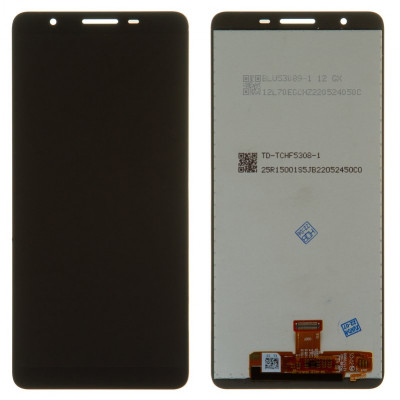 Дисплей для Samsung A013 Galaxy A01 Core, M013 Galaxy M01 Core, чорний, , без рамки, Сopy