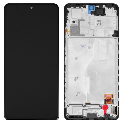 Дисплей для Xiaomi Redmi Note 10 Pro, чорний, з рамкою, Original (PRC)