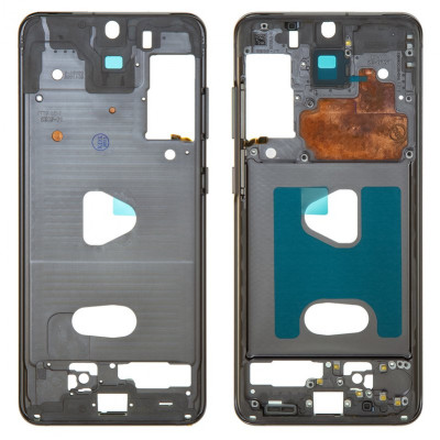Корпус для Samsung Galaxy S20 серії, з рамкою кріплення дисплея та космічно-сірим відтінком, на allbattery.ua
