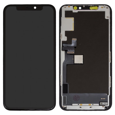 Дисплей для iPhone 11 Pro, з рамкою, Original (PRC), без мікросхеми, Self-welded OEM