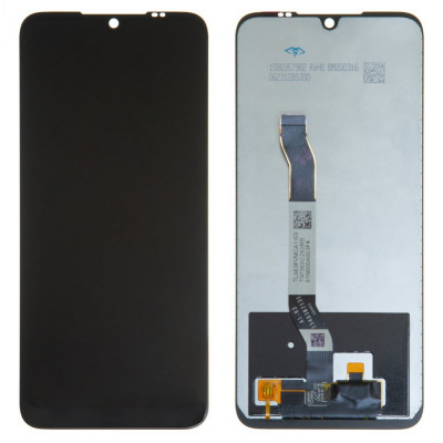 Дисплей для Xiaomi Redmi Note 8T, чорний, Лого Redmi, без рамки, Оригінал (переклеєне скло), M1908C3XG