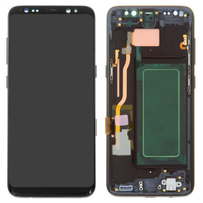 Дисплей для Samsung G950 Galaxy S8, черный, с рамкой, Оригинал - идеальный выбор для вашего Galaxy S8 на allbattery.ua