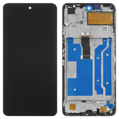 Дисплей для Huawei Honor 10X Lite, P Smart (2021), чорний, з рамкою, Original (PRC), PPA-LX2
