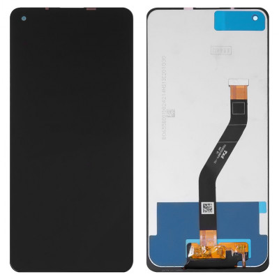 Дисплей для Samsung A215 Galaxy A21, чорний, , без рамки, Сopy