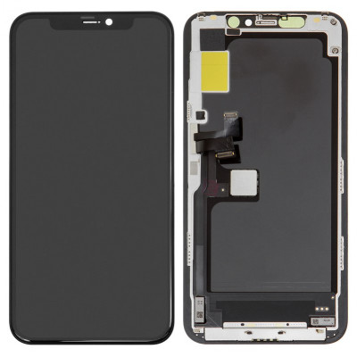 Дисплей для iPhone 11 Pro, чорний, з рамкою, Original (PRC), #Self-welded OEM
