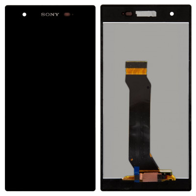 Дисплей для Sony C6916 Xperia Z1s, чорний, без рамки, .