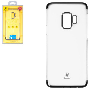 Чохол Baseus для Samsung G960 Galaxy S9, чорний, прозорий, пластик, #WISAS9-DW01