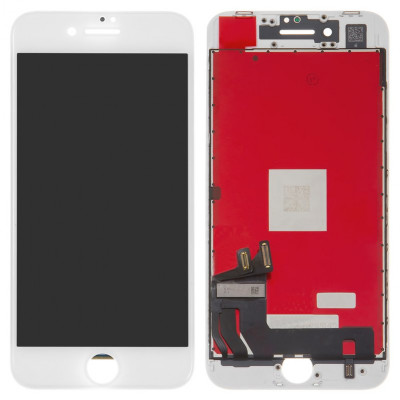 Дисплей для iPhone 8, iPhone SE 2020, белый, с рамкой, Оригинал, доступен в allbattery.ua.