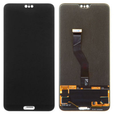 Дисплей для Huawei P20 Pro, черный, без рамки - оригинальное переклеенное стекло